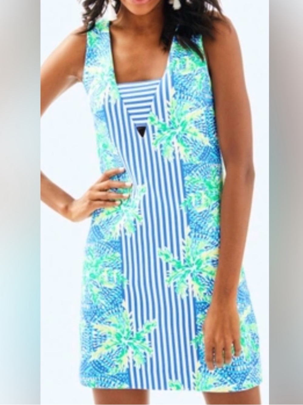 Lilly Pulitzer Chiara Shift Dress Bennett Blue Tropic Like It’s Hot